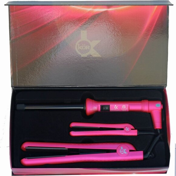 HSK #29 VELVET TOUCH PINK ESSENTIAL STYLING KIT BETTER THAN CHI & GHD - Picture 1 of 3